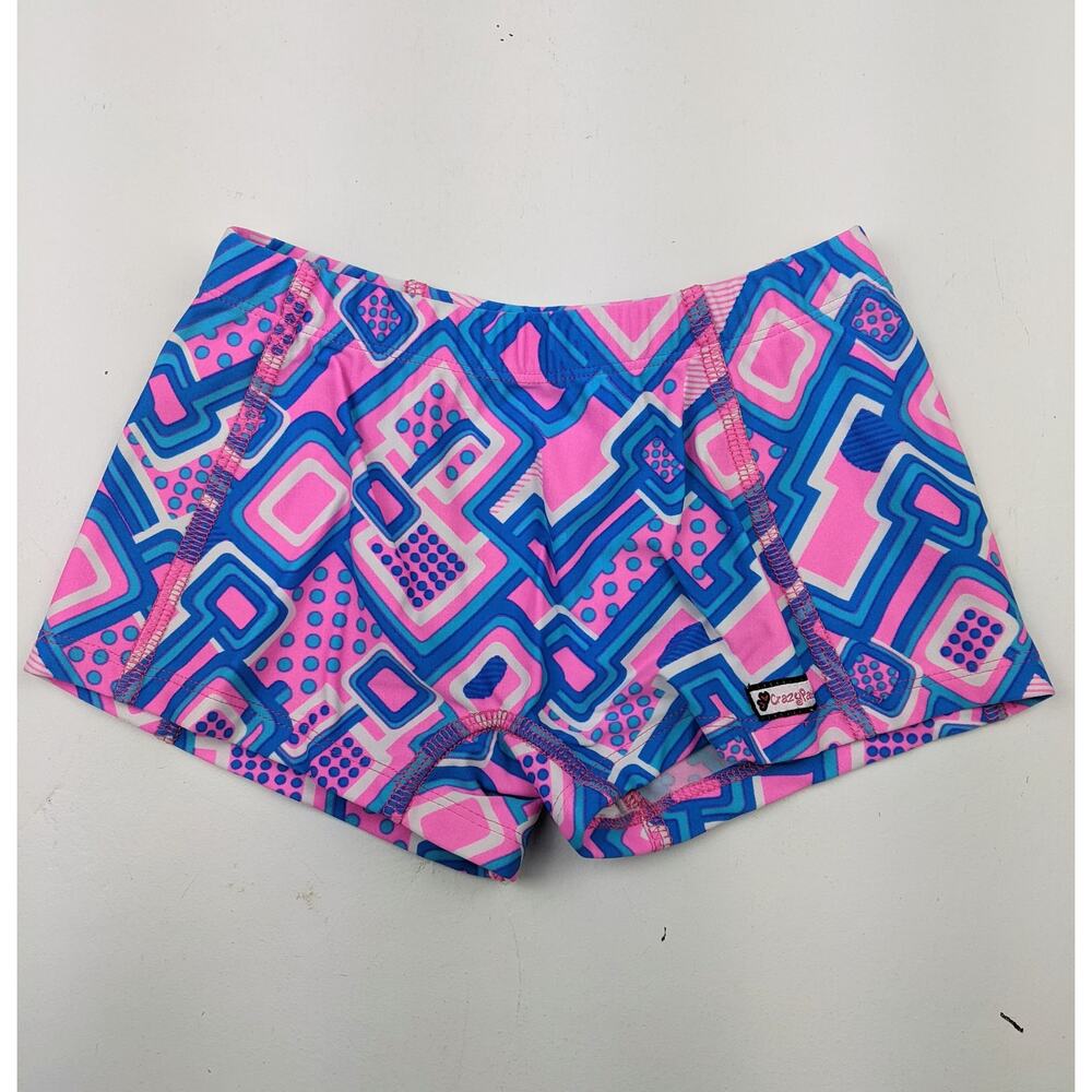 Crazy Pants Cheer Shorts Girls Medium 7-8